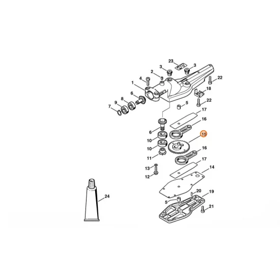 STIHL  Koło zębate 4230 640 7503